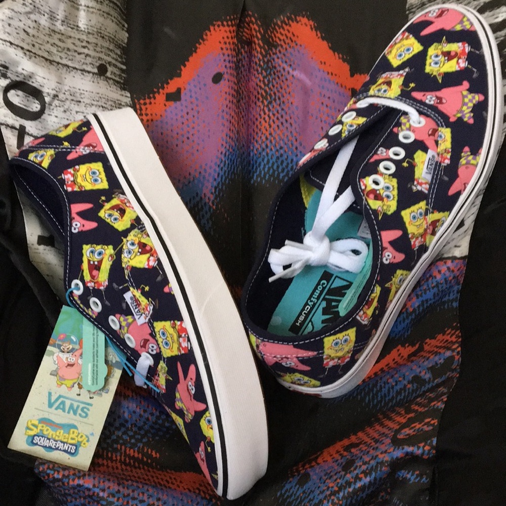 🏝️Vans Authentic Comfycush SpongeBob Alohabob